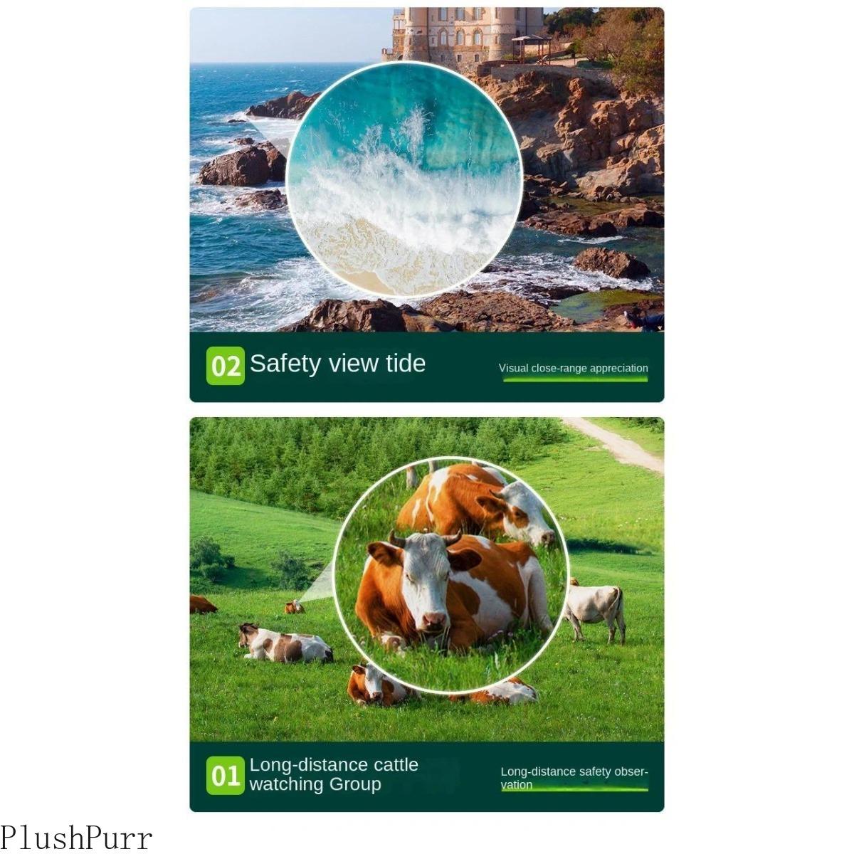 Portable High-Definition Monocular Telescope 1000x20mm with High Magnification Zoom Compact Scope for Hunting Camping Mountaineering Outdoor Fishing and Travel