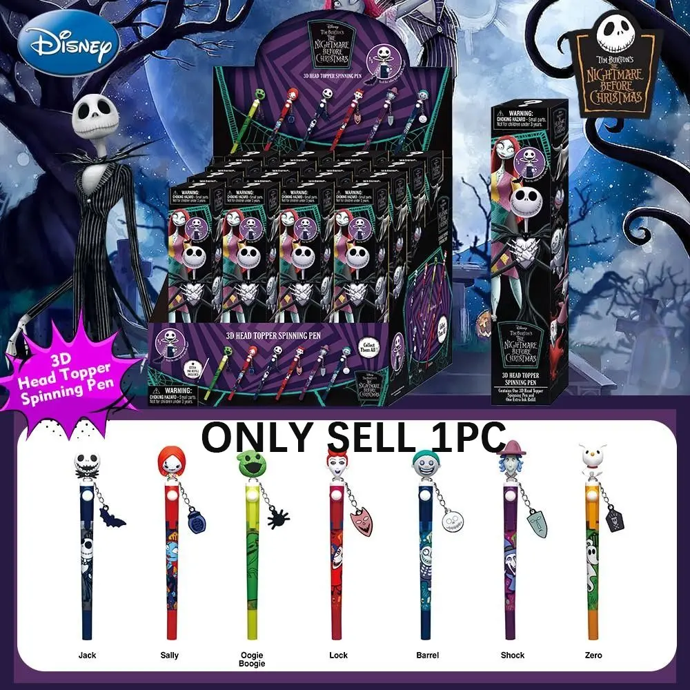Nightmare Before Christmas Character Ballpoint Pen, Smooth Writing Gel Pen, Rollerball Pen, No Smudge Note Taking Pens Set, Gift Pen, Unique Pens, Aesthetic Pens