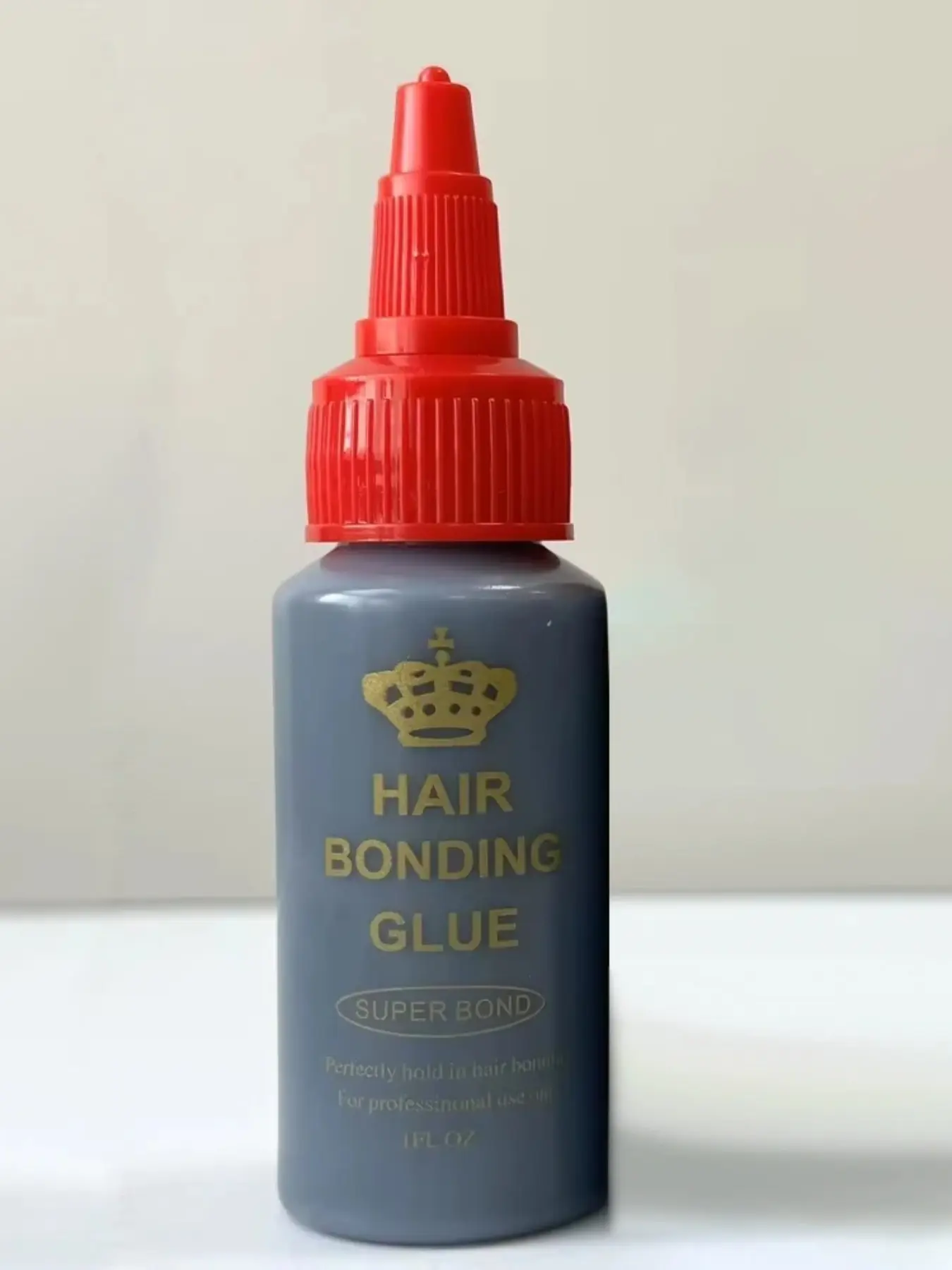 Professional Hair Glue 1 Oz (30 Ml), Strong Hold Non-Dropping, Fake Hair Extension Styling, All Seasons Use, For Wigs