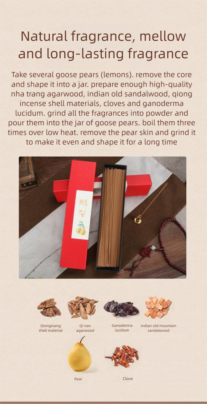 Natural Fresh Watermelon Fruit Incense Sticks for Living Room Bedroom E Li Zhang Zhong Xiang Office Coffee Fragrance and Agarwood aromatherapy