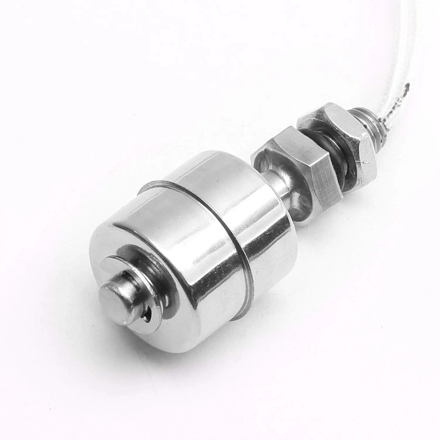 MINI Vertical Mount Float Sensor, Stainless Steel 45mm Mercury-Free Water Level Sensor with Level Control & Simple Structure
