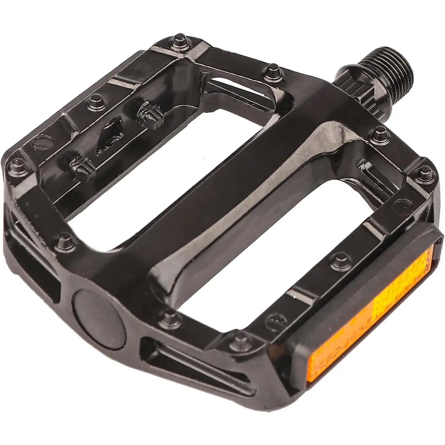 Pedals,  Alloy  Pedals with Reflector for Mountain  Road  and Other Bicycles,Threads Size 9/16 Inch