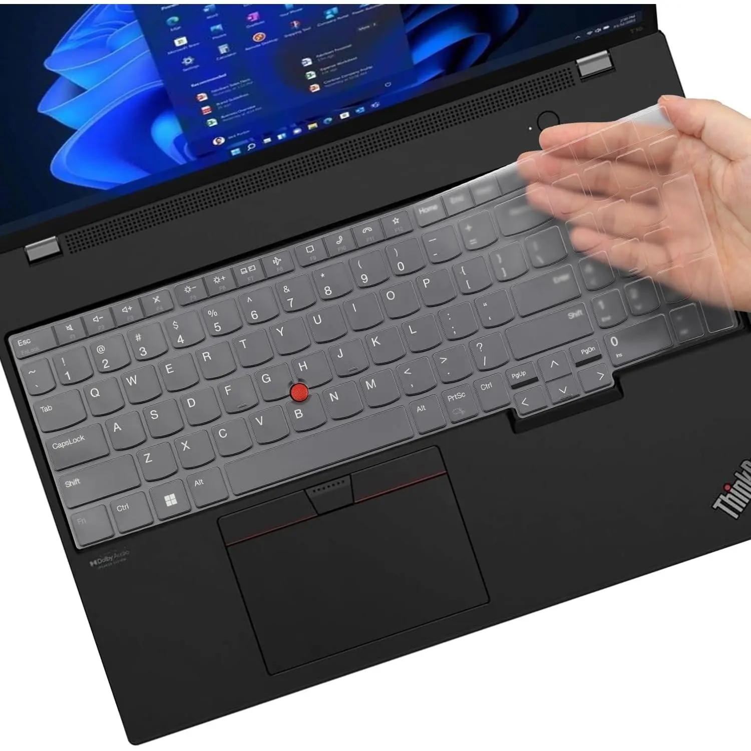 Keyboard Cover for 2026-2023  ThinkPad E16 L16 T16 T16g P16 P16v P16s 16", ThinkPad E16 L16 T16 T16g P16 P16v P16s Gen 5/4/3/2/1, Thinkpad L15 Gen 4/3 15.6" (Not Fit Thinkpad Z16, L15 Gen 2/1)