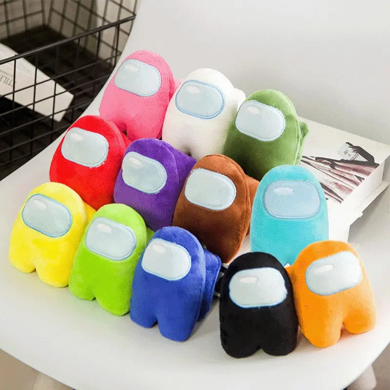 Multi-Color Among Us Plush Doll Complete Set Crewmate Character Soft Short Plush Mini Stuffed Toy Cute Space Astronaut Figure Decor Gift For Kids Teens Online Game Themed Birthday Christmas Party Favor Cross-Border Wholesale