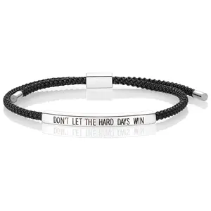 Handmade Adjustable Inspirational Bracelet for Men & Women, Encouraging Daily Accessory, Heartfelt Birthday Present for Daughters & Best Friends for Friend Gatherings