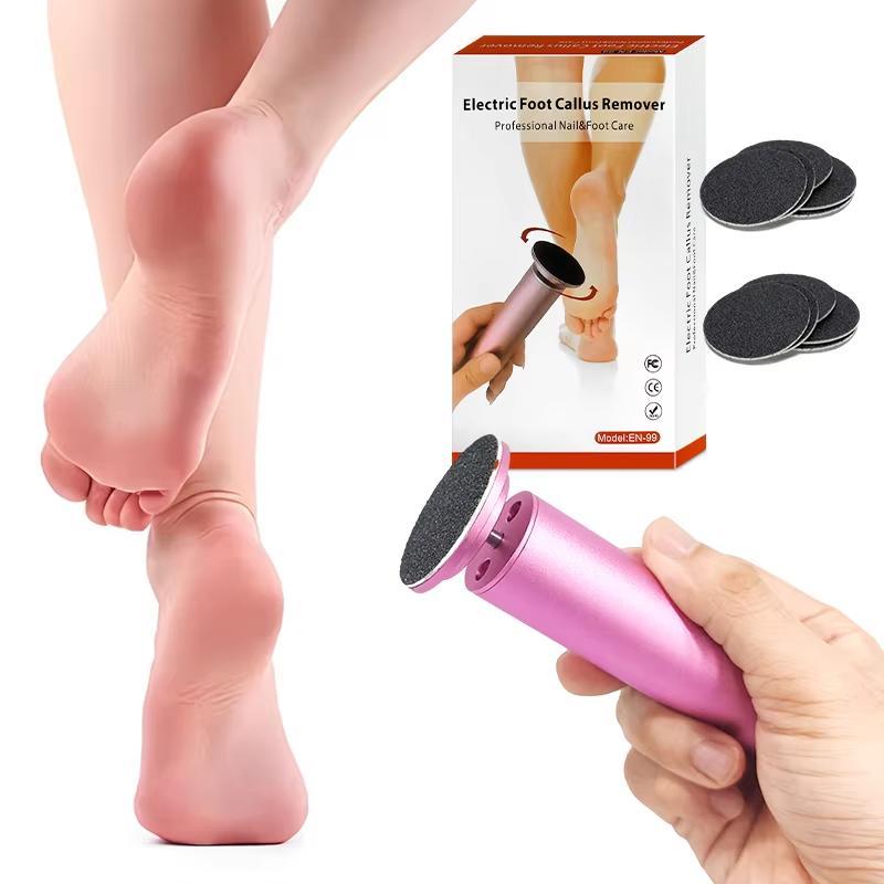 Electric Foot File, 1 Count Adjustable Speed Foot Callus Remover with 60pcs Sandpaper, Exfoliating Callus Remover, Professional Foot Care Tool, Pedicure Care Tool for Home & Salon Use, Callus Remover Feet, Foot Files And Callus Removers For Dead Skin