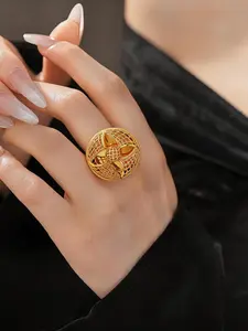 Ethiopian Arabic Dubai Ring, Adjustable Wedding Band for Women, African Party Gift, Nigerian Jewelry, Perfect for Weddings and Parties