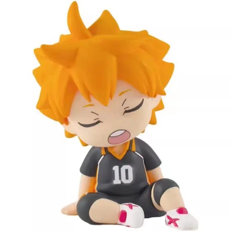 Haikyu Shoulder Lean Fig Blind Box Toy Kageyama Tobio Kozume Kenma Action Figures Model Toy Cute Doll Ornament Kids Gifts