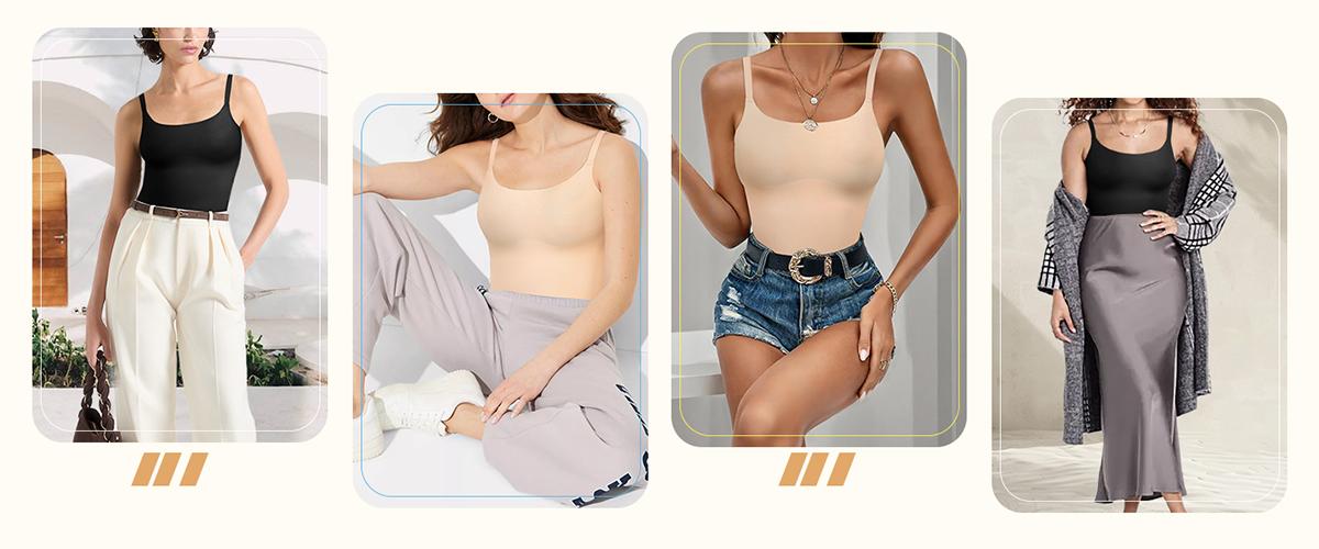 LEVAO Shapewear Bodysuits for Women Tummy Control Seamless Sleeveless Body Shaper Body Suit XS-XL SpringStatements