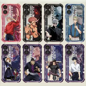 Anime-Style J-Jujutsu Kaisen Phone Case For iPhone 17 Promax 17Air 16 Plus 15 14 13 12 11 And Samsung Galaxy S26 Ultra/S25/S24/S23/S22/S21 FE Plus EDGE- Anti-Fall Shockproof Protective Cover Gift For Birthday Halloween Christmas