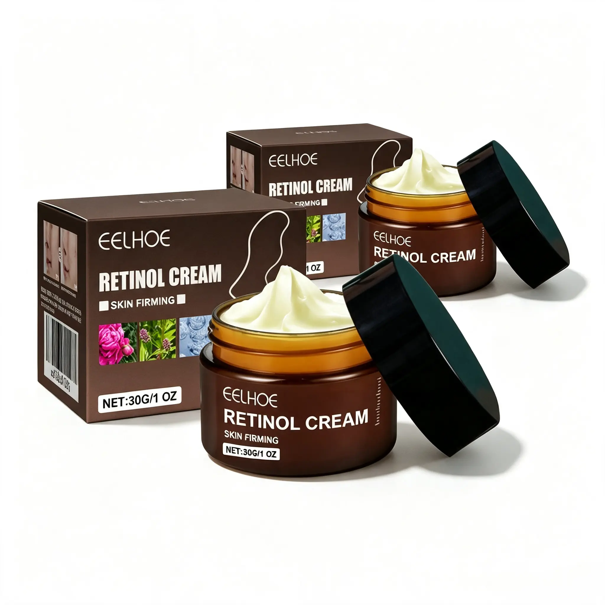 EELHOE Retinol Infused Hydrating Face Cream, Long-Lasting Refreshing Moisturizing Facial Lotion, Gentle Daily Beauty Cosmetic for Women, Delivers Smooth Radiant Glowy Complexion & Soft Skin Texture