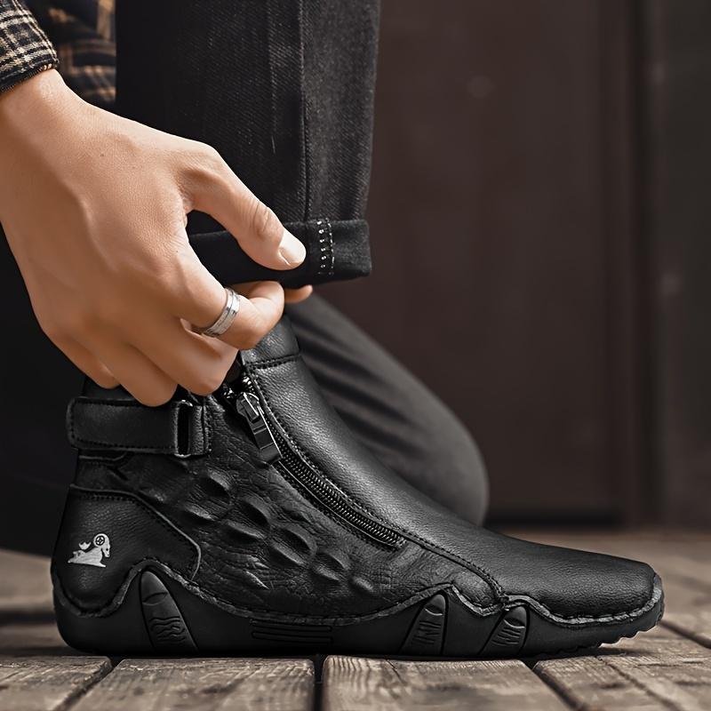 Trendy Plus Size Fashionable Outdoor Anti-Slip Warm And Comfortable Casual Business Handmade Bean Driving Men'S Shoes Men'S Slip-On