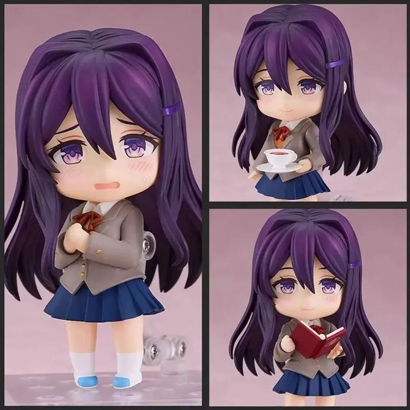 Nendoroid 2283 Yuri Doki Doki Literature Club Anime Figure Pvc Model Toy Desktop Ornament Collectible For Adult Collection