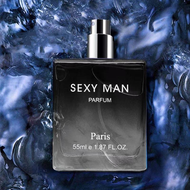 55ML Men's Perfume, Long Lasting Wooden Fragrance, Intense Scent, Natural Cologne, Mysterious Low-key Man's Fragrance for Daily, Business, Dating, Party