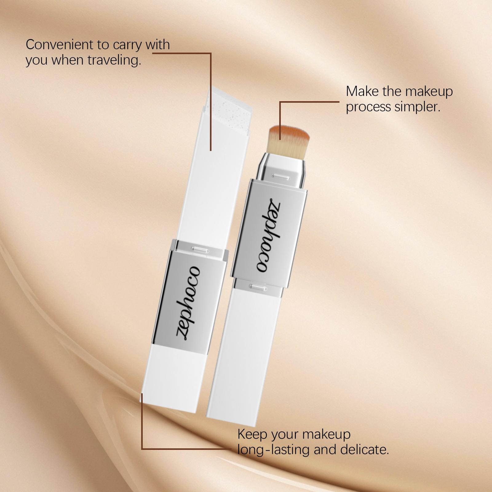 zephoco The Natural Color Two-In-One Color-Changing Foundation Stick Is Light, Moist, Natural, Adheres Well Without Sticking, And Provides A Light, Clear And Transparent Foundation