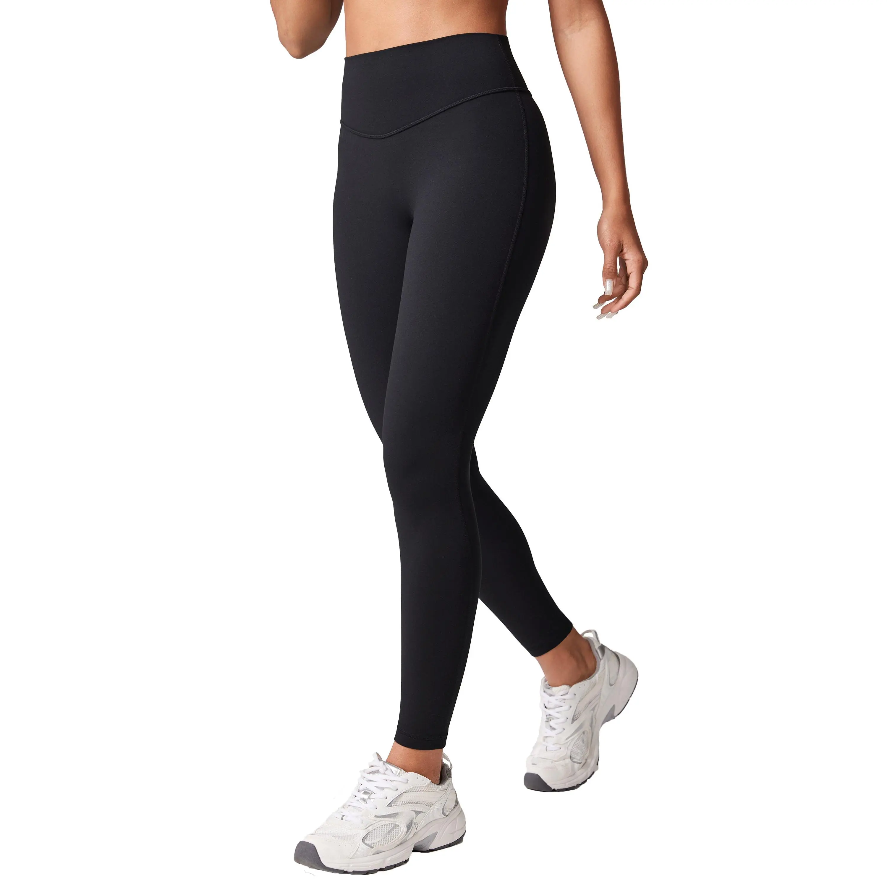 UNISSU No Front Seam Fleece Lined Yoga Leggings 25"