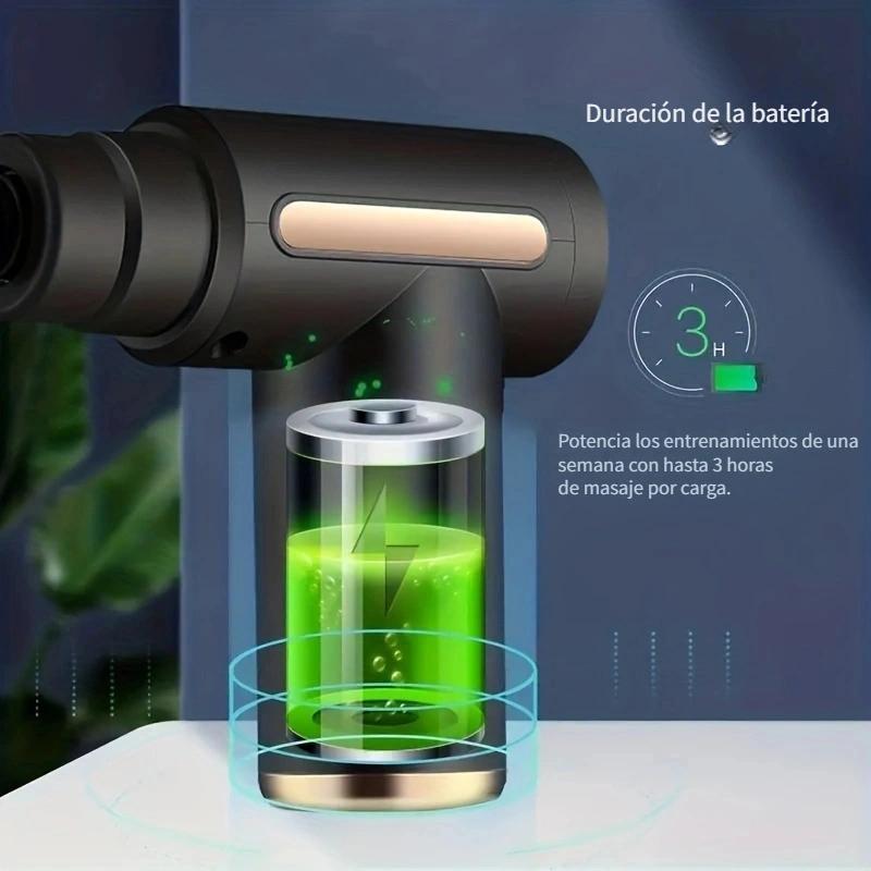 Handheld Massager, 1 Set Deep Tissue Muscle Massager with Multifunctional Replacement Heads, Portable Muscle Massage Tool, Personal Care Appliances