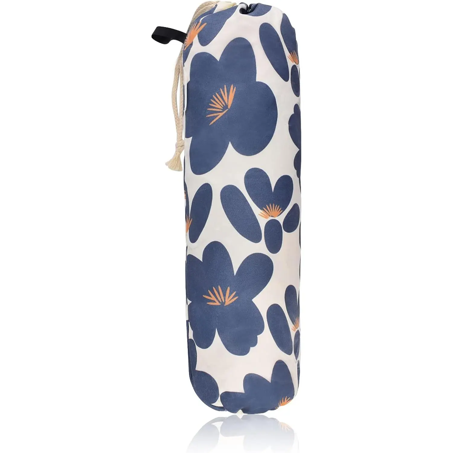 Plastic Bag Holder, Lightweight Grocery Bag Holder for Plastic Bags, Wall Mount Floral Shopping Bags Dispenser Organizer for Kitchen Pantry Outdoor (Classic Blue)