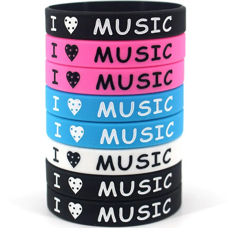 Silicone Bracelets - Punk Rock Band, Music Festival Accessories for Men and Women