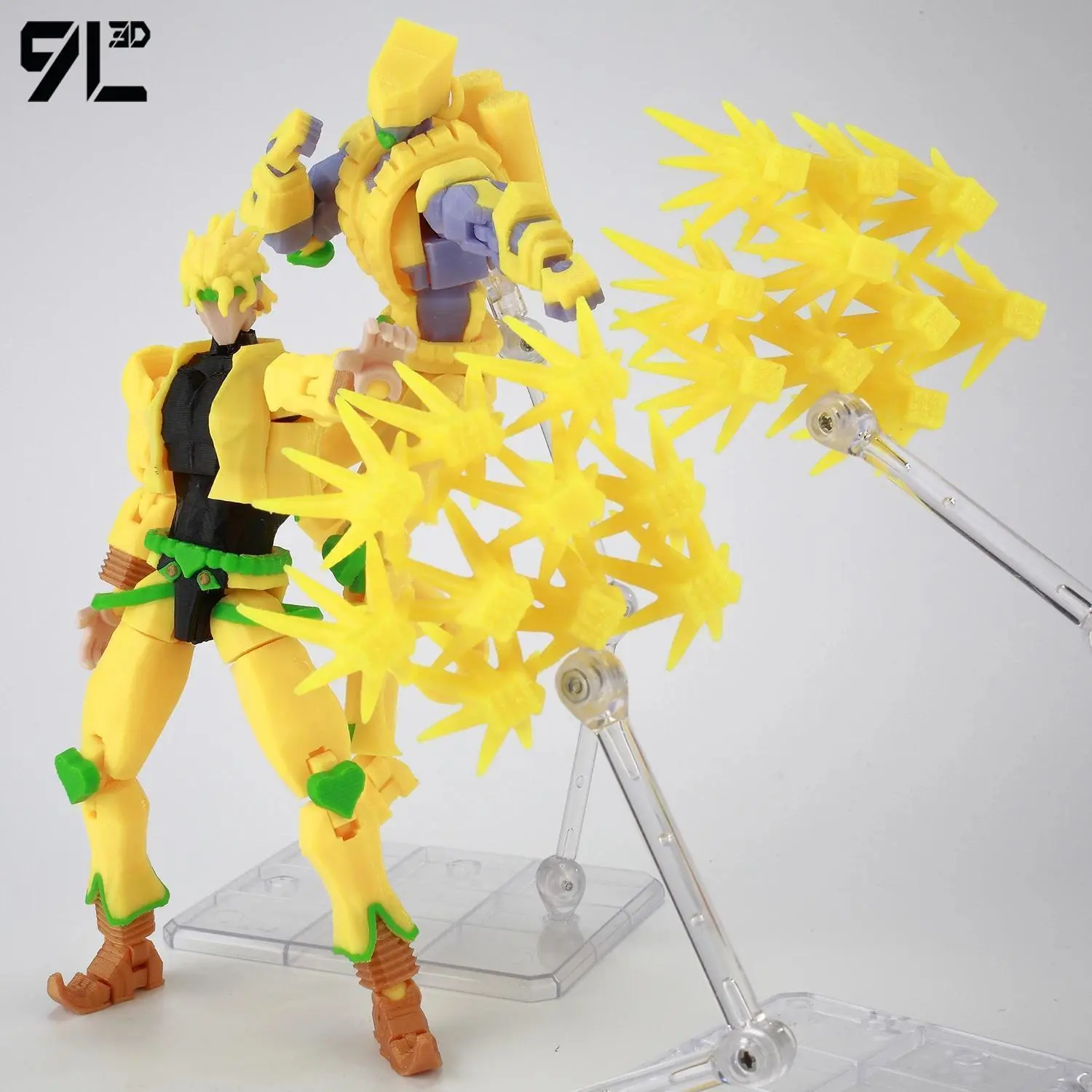 ​9L3D Lucky13 JoJo's Jotaro Kujo Action Figure Dummy13 with Star Platinum T13 Multi-Jointed 3D Printed Collectible Toys Titan13