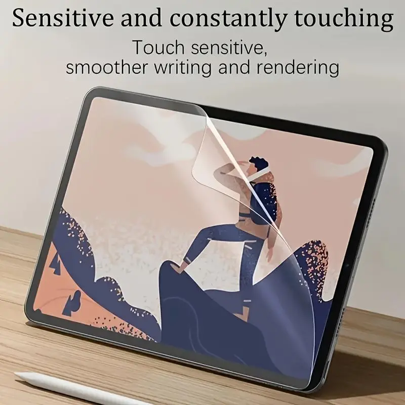 Hydrogel Film Compatible with iPad 10th Gen (2022) & 11th Gen (2025) 10.9-inch Models, 2pcs PET Screen Protector with Easy Installation Kit - Suitable for Apple iPad Air Models A2696, A2757, A2777, HD Hydrogel Film (Not Glass)
