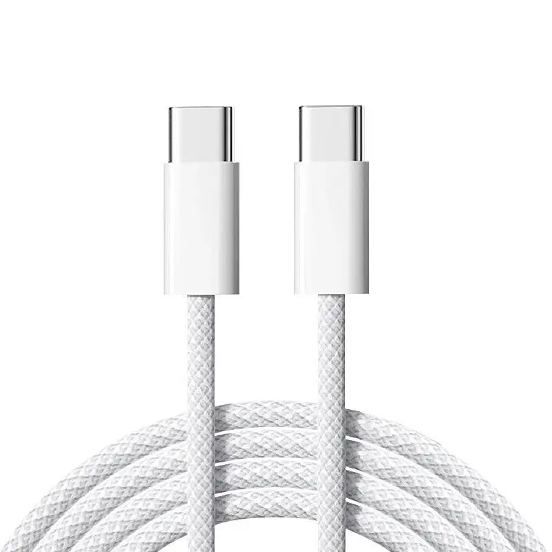 High-Efficiency Data Transfer and Fast Charging 60w Type-C Cable for Apple 15/16/17, Braided Nylon Material, Compatible with iPad Series