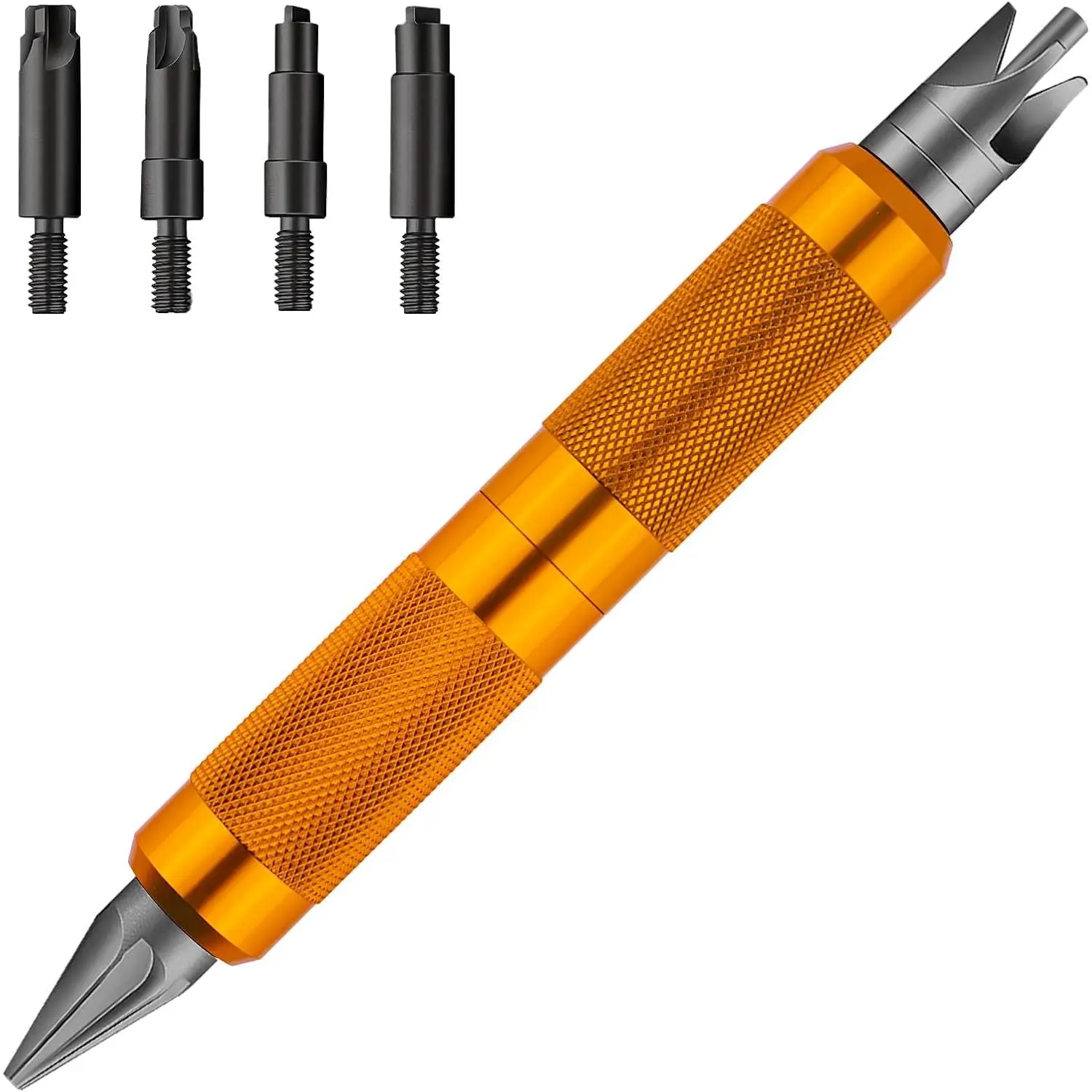 Multifunctional tool for shell trimming, shell cleaning, hole enlarger, and deburring tool - suitable for .17 to .45 caliber reloading tools