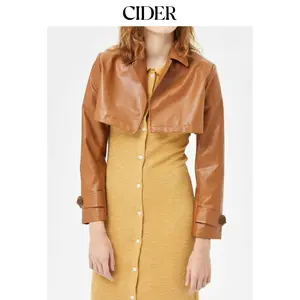 Cider Crop Leather Jacket SummerFinds