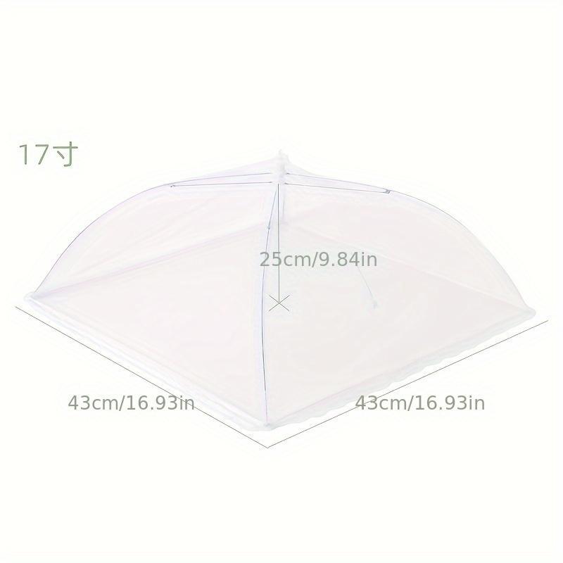 6pcs Sturdy Colorful Mesh Food Covers - Lace Edged, Insect-Repellent, Dustproof, Foldable, Pop-Up Design for Picnics & Outdoor Dining - Reusable, Picnic Essentials|Vibrant Table Cover|Reusable Mesh Cover, Picnic Covering