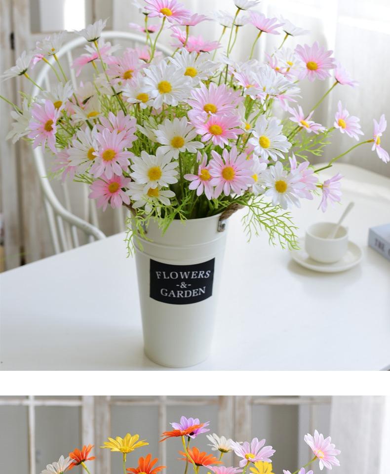 5 artificial daisies, chrysanthemums, and plastic flowers for home decoration, wholesale from the manufacturer