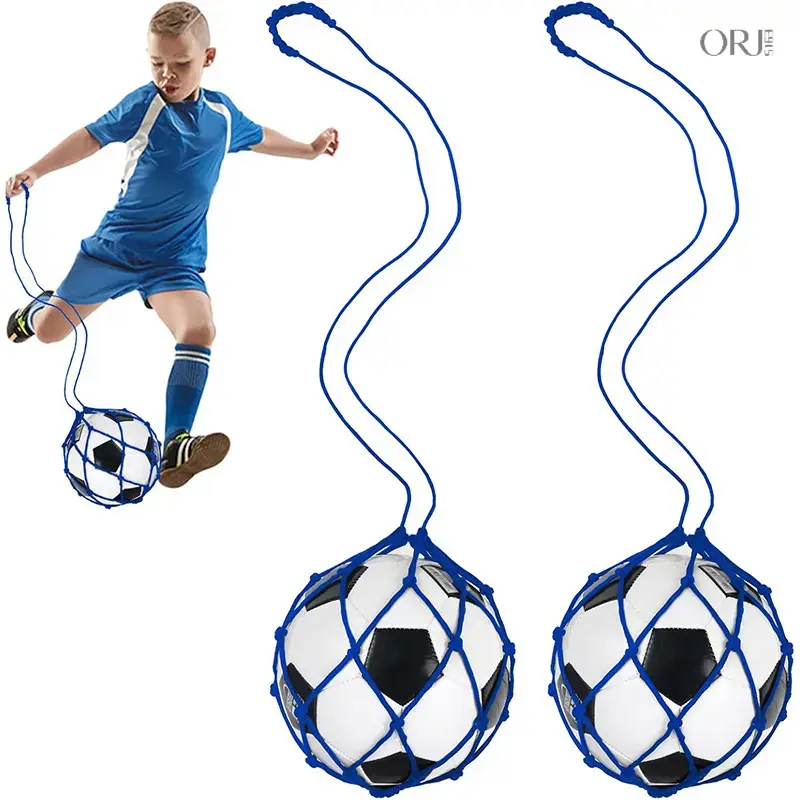 Solo Soccer Training Aid — A juggling practice tool suitable for both adults and children; ideal sports training equipment for use in backyards or parks.