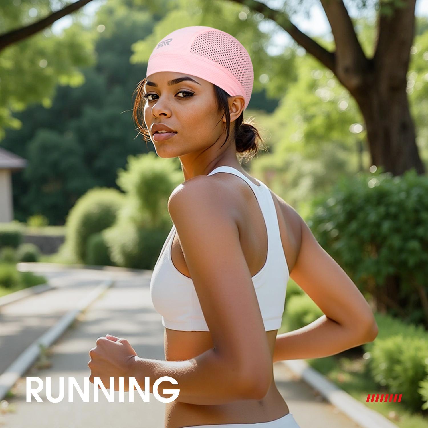 Cooling Skull Cap for Summer Sports - Bike Riding, Hiking & Outdoor | Breathable Helmet Liner with Moisture-Wicking | Unisex Multicolor Trendy Headwear, Quick-Dry Athletic Hat