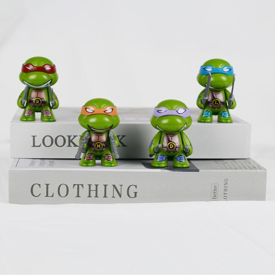 TMNT Action Figure Anime Teenage Mutant Ninja Turtle Figuras Toys NECA PVC Collection Model Gift for Children Decoration popular
