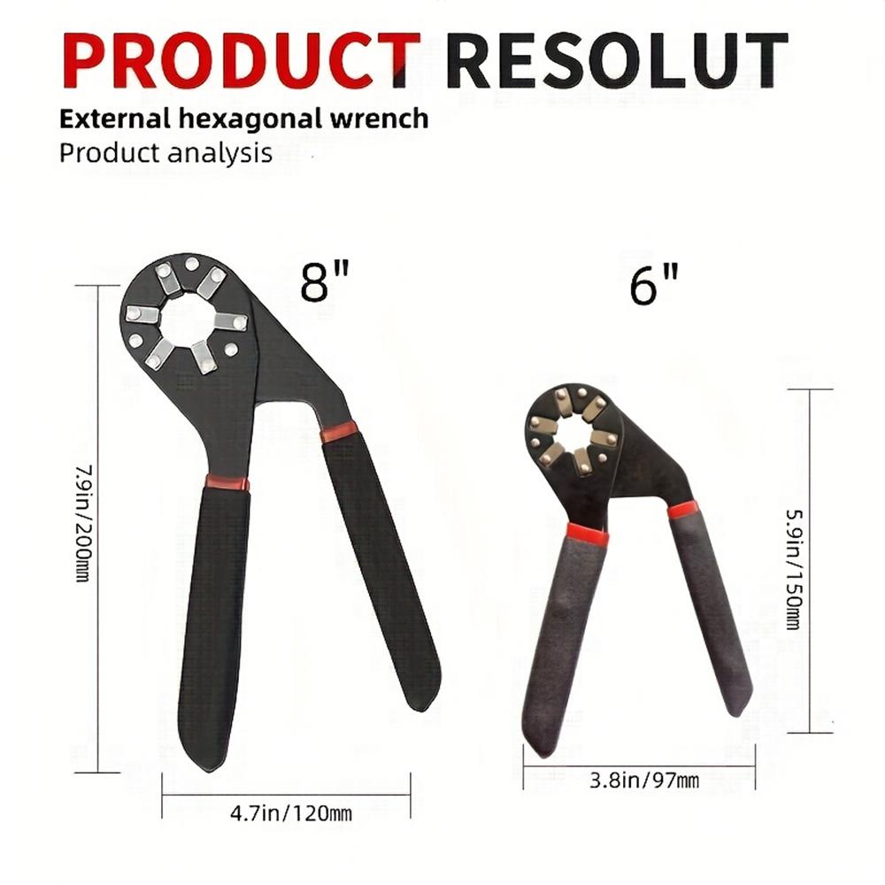 Bionic Adjustable Wrench 14 In 1 Multifunctional with Anti-slip Handle Portable Tool for Car Bicycle Repair Gifts