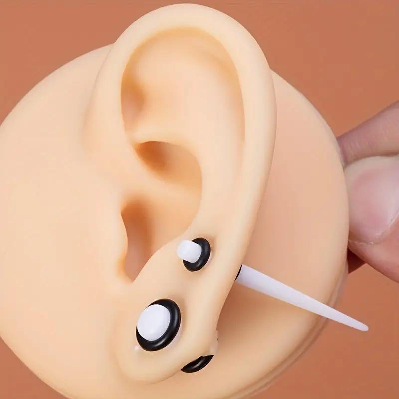 126Pcs Acrylic Taper Ear Stretching Kit, 14G-00G Ear Gauges Stretching Set with O-Rings, Hypoallergenic Ear Tapers for Piercing Stretching for Women Men