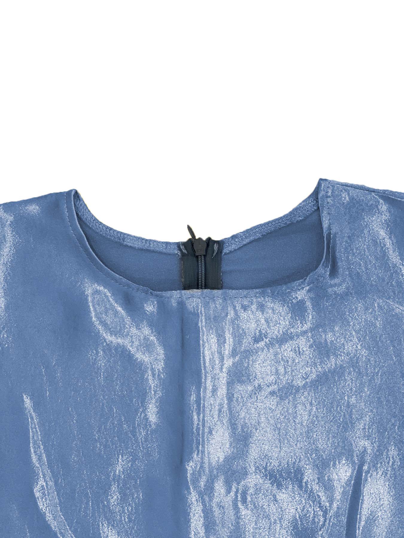 Women's Solid Color Abaya Dress without Scarf, Modest Long Sleeve Round Neck Abaya for Daily Wear, Ladies Islamic Clothing for All Seasons