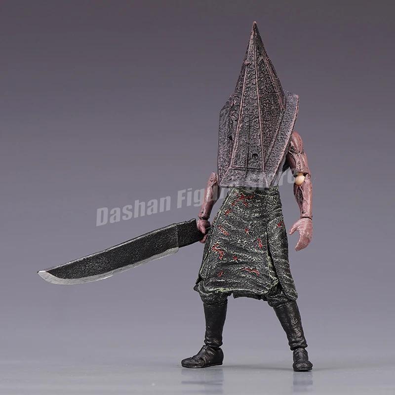 Figma Sp-055 Silent Hill Pyramid Head Action Figure 17cm Red Pyramid Thing Revelation 3D Figure PVC Bubble Head Nurse Model Toys