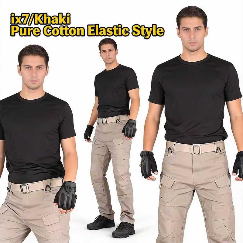 Men's Slim Fit Tactical Cargo Pants, Durable and Abrasion-Resistant Design with Multiple Pockets, Suitable for Outdoor Activities and Daily Wear (Machine Washable) camo sport smooth skin-friendly soft fabric suitable