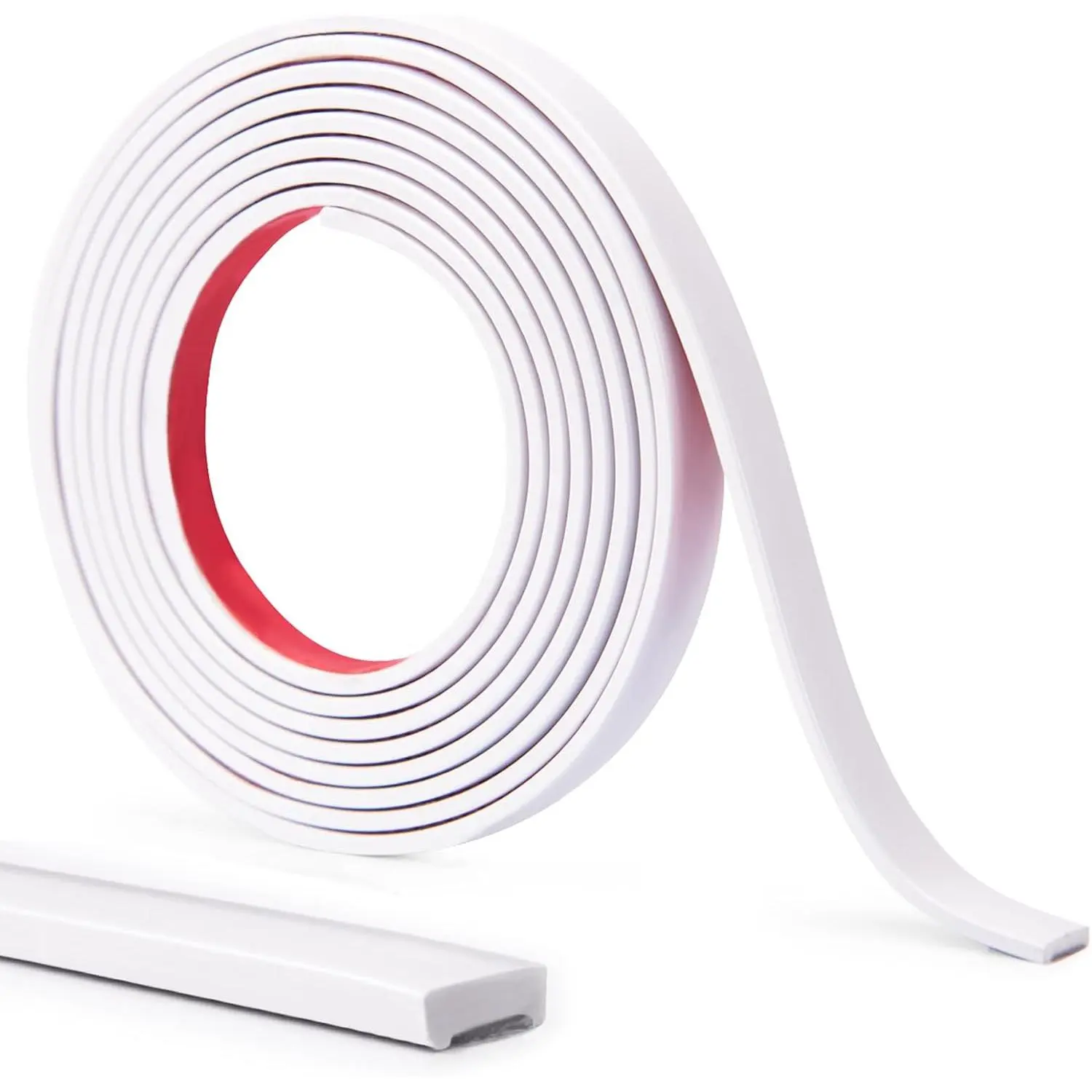 10 ft Peel and Stick Trim, Molding Trim for Walls, Edges, Borders, Backsplash Tile , Flexible and Self Adhesive Trim, White