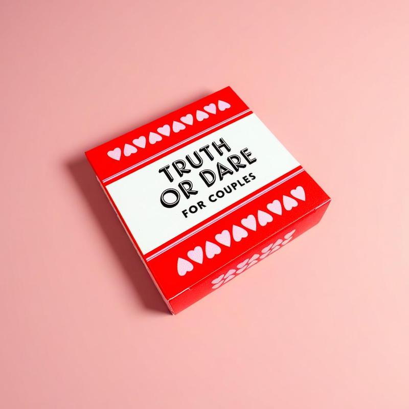 Truth Or Dare Themed Card Game, 1 Box Adult Couples & Family Game Cards, Family Fun Game, Party Game Supplies for Indoor & Outdoor