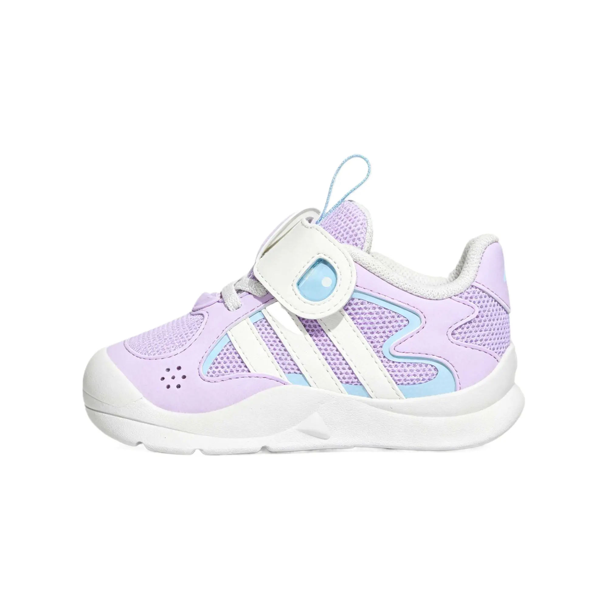 adidas Sportswear Fabric Flexifin I Velcro Three Stripes Mesh Non-Slip Wear-Resistant Breathable Low-Top Walking Shoes KH6639