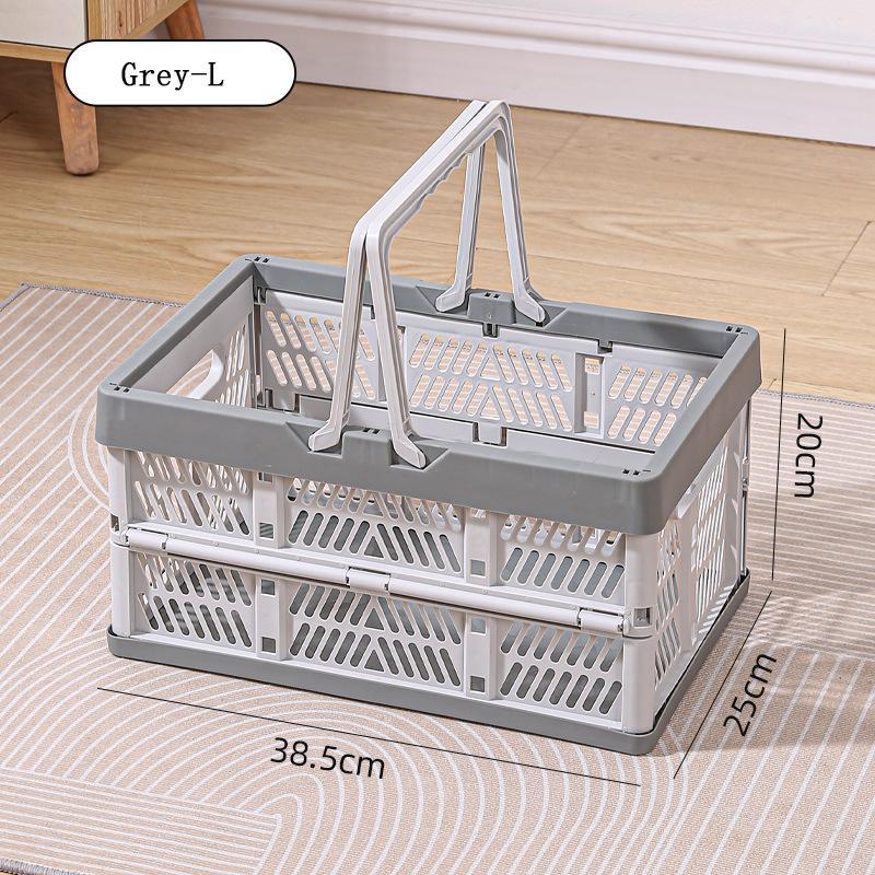 Foldable Storage Box, Outdoor Dining Basket, Portable Shopping Basket, Fruit Basket, Snack and Toy Container, Bookshelf Basket, Versatile Multi-Purpose Organizer