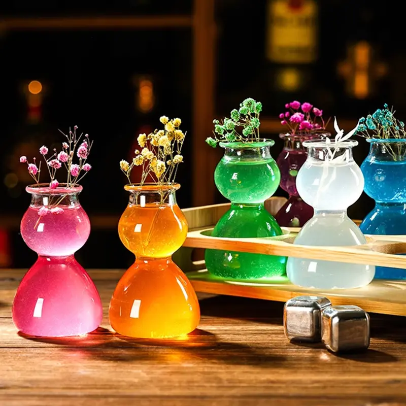 Cute gourd glass, juice milk cup, large capacity high borosilicate transparent glass water cup, Drinking Glasses