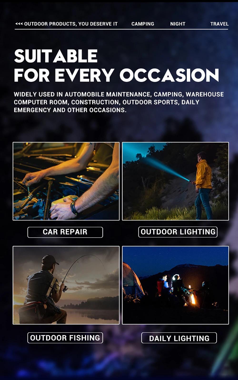 Strong Light Flashlight Portable Rechargeable Bright Household LED Lamp Built in Battery with Power Display Strong Light Flashlight Portable Rechargeable Bright Household LED Lamp Built in Battery with Power Display