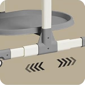 An Diaper Changing Station, Portable Changing Table for Baby, Diaper Changing Table with Storage Drawers, Waterproof Baby Changing Station with Wheels and Adjustable Height for Newborn Infant and Toddler