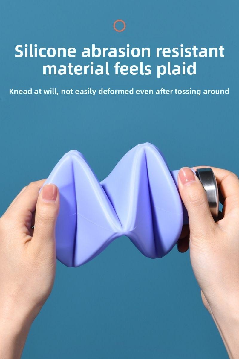 Platinum Silicone Diamond Foldable Cup 700ml Portable Water Bottle for Outdoor Sports