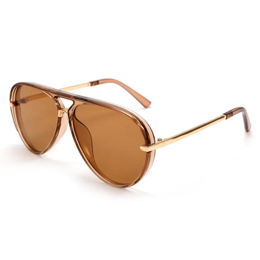 2026 New Unisex Aviation Pilot Sunglasses, Women's Fashion UV400 Shades with Gold Trim Black Frame