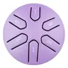 6 Tone Steel Tongue Drum, Portable Mini Steel Drum with Drumsticks, Musical Instrument for Relaxation, Camping, Meditation, Yoga, Percussion Instrument, Percussion Musical Instruments