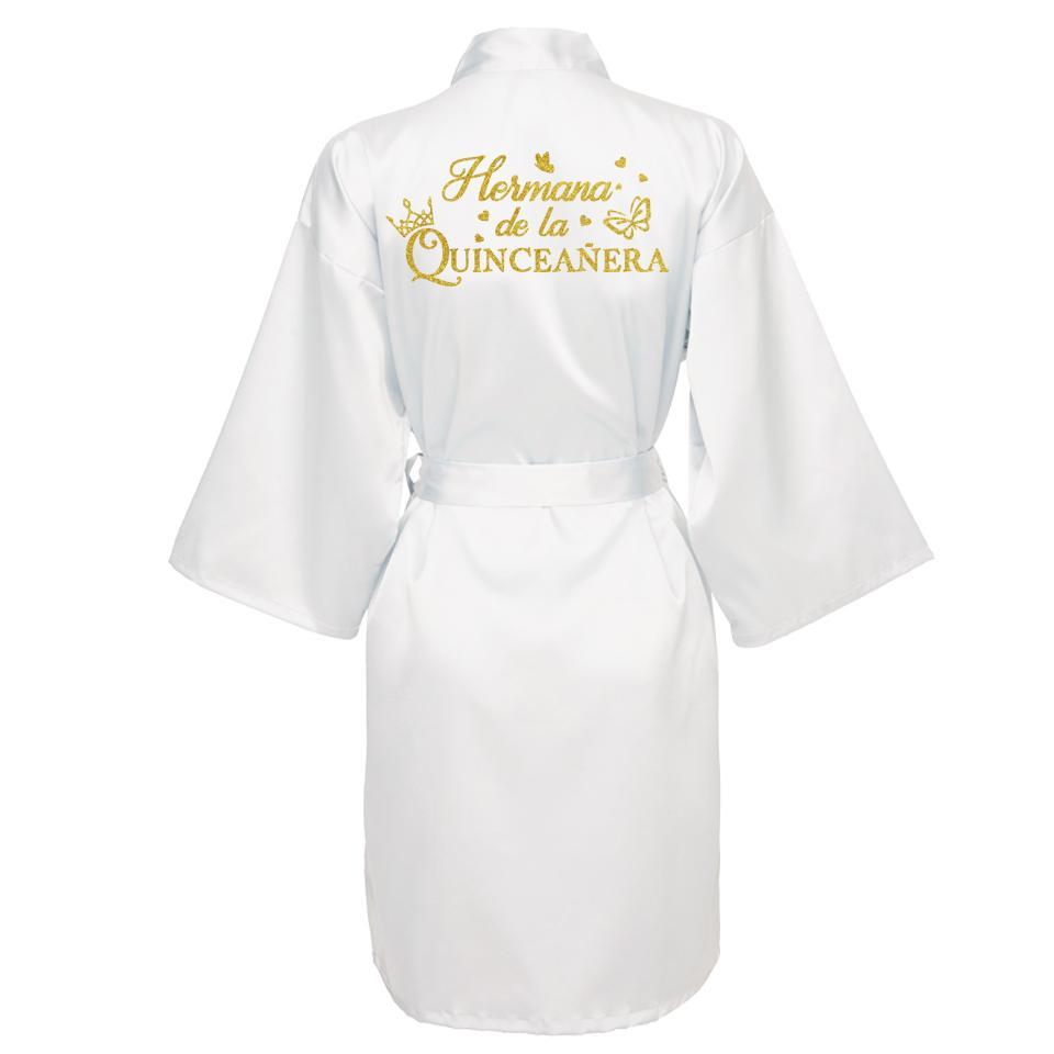 Mis XV Bathrobes Princess Sweet 15 Years Girl Birthday Party Mis Quince Años Robes Quinceanera Robe