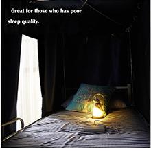 Dorm Home Thicken Bunk Blackout Bed Curtains Cloth Bed for Men Single Sleeper